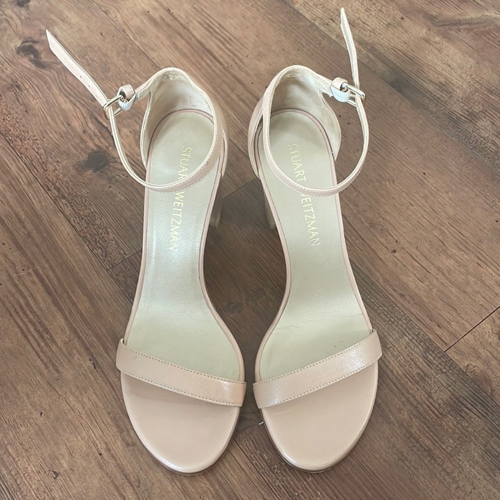 Stuart Weitzman 75LESSNUDIST Ankle Strap Sandal Women